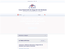 Tablet Screenshot of cnas.ro